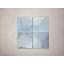 Carrelage poli bleu nuage 6X6-121334293