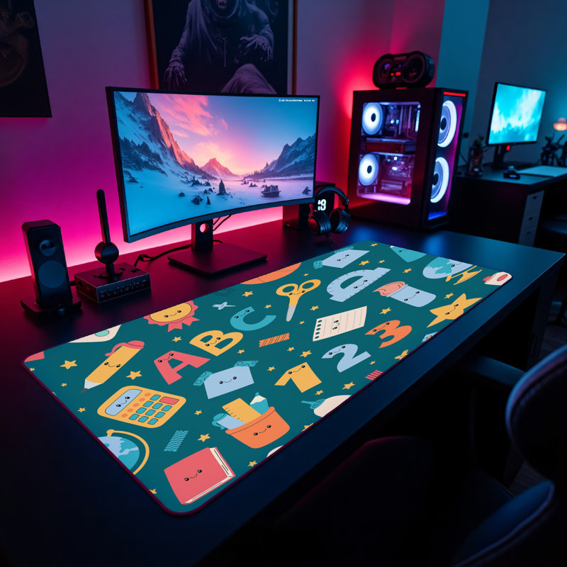 Polyester Desk Pad, 23.6x13.8