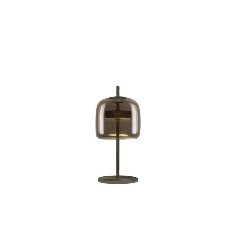 Jube LED Table Lamp, Burned Earth Transparent, Matte Black