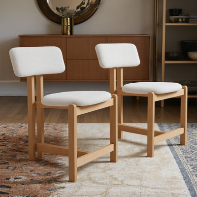 Acanva Wooden Dining Chairs Set of 2