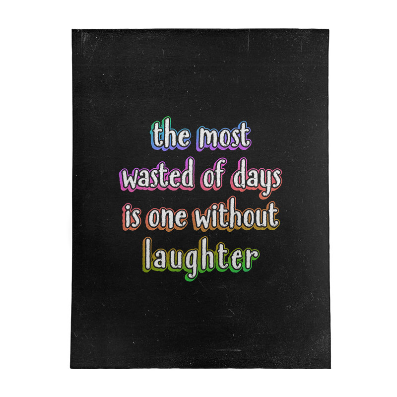 Quotes Chenille Indoor Rug, Rectangle 5' x 7'