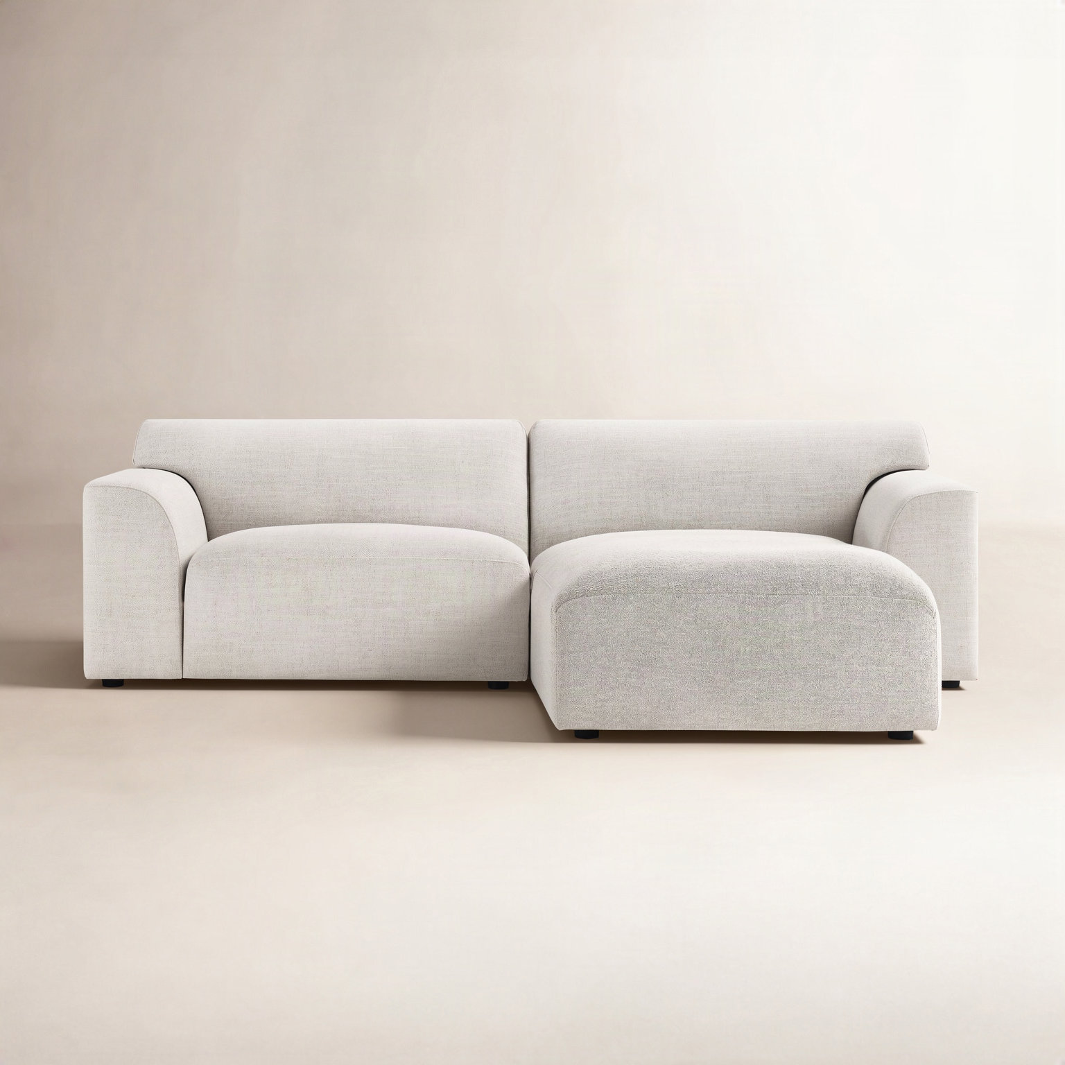 Morell Modular Sectional, Nathan Wheat Tweed