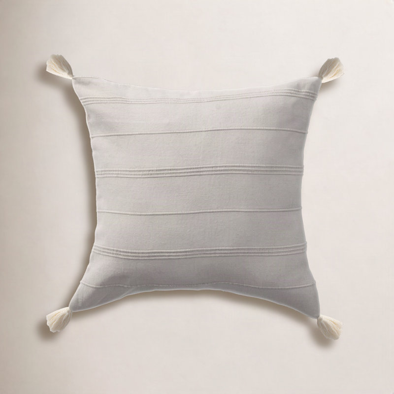 Coussin Danica, Gris, Polyester/ bourre en polyester