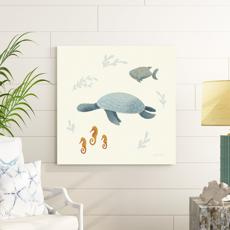 Tortue de mer Ocean Life, H 36 po x l 36 po