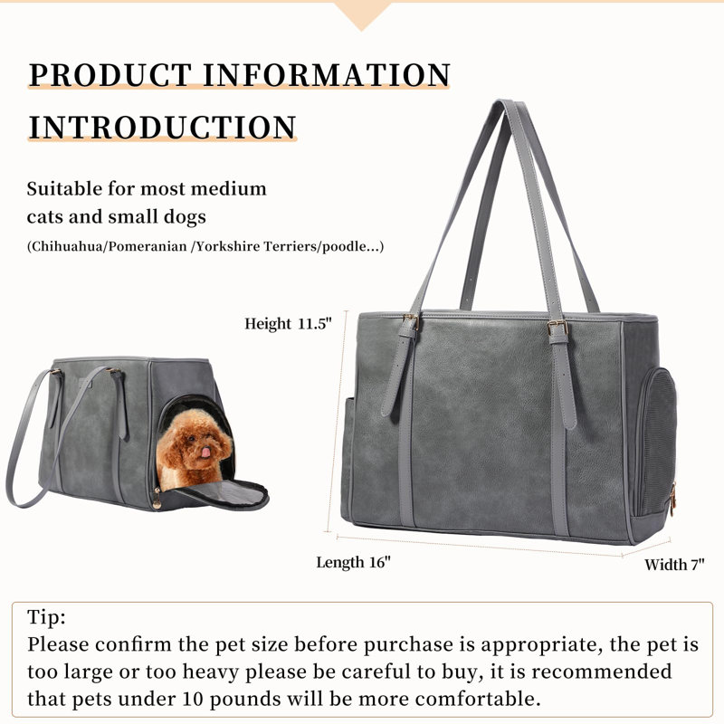 Pet Carrier, Grey