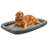 Faux Lambswool Crate Bolster Pet Bed-82536334-82536330