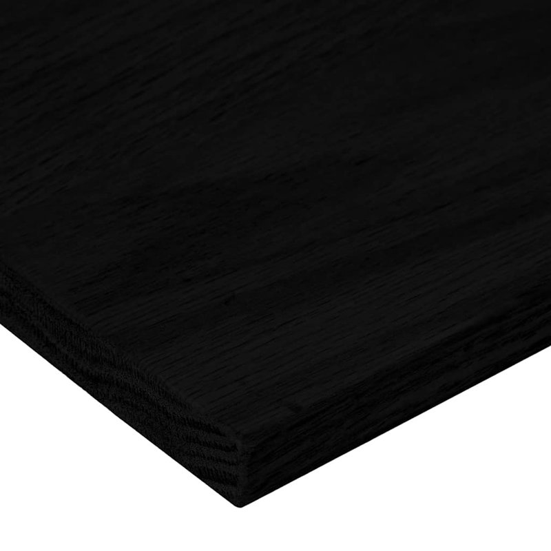 Tapis d'escalier en bois de chêne massif 0,8 po, Rectangle 9,8 po x 3 pi 7 po, Brun, 2 pièces incluses
