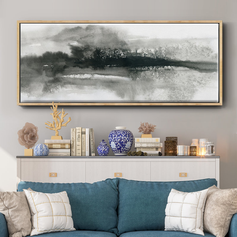 Dramatic Setting- Framed Canvas