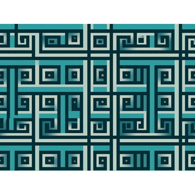 Blue Green Blue/Green Microfiber Comforter