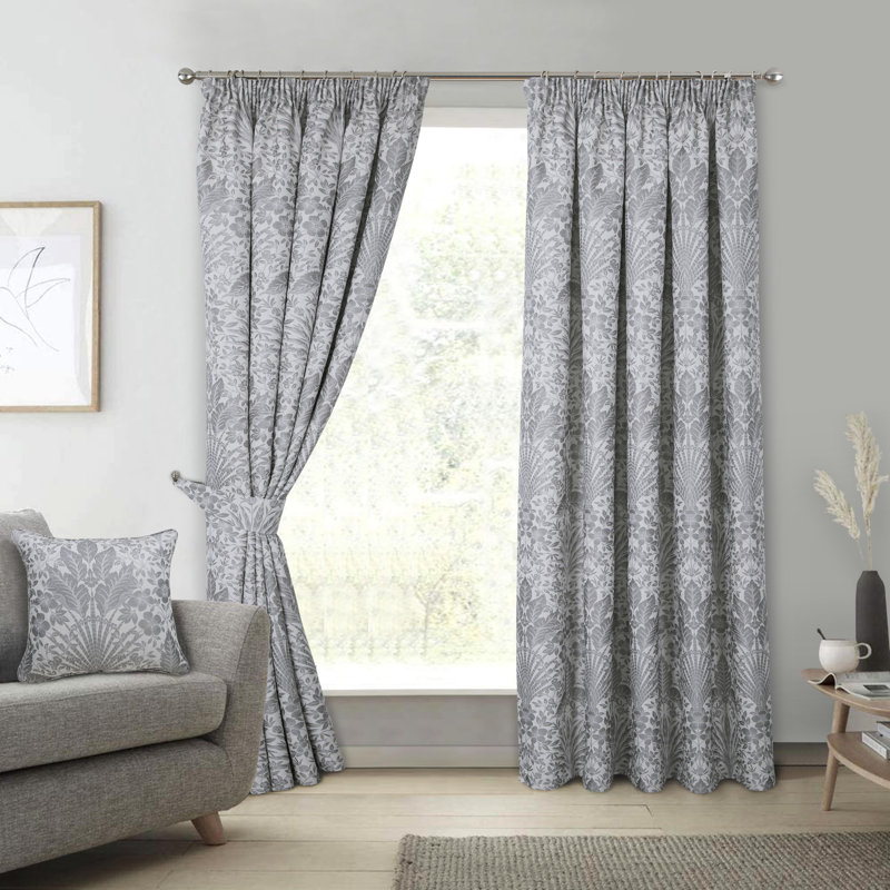 SantaMarina Room Darkening Curtain Single Panel, 117 W x 117 Drop D cm