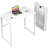 Desk No-Assembly,31.5 In Small Desk For Small Spaces Computer Desk For Home Office,Space Saving Foldable Table Study Writing Desk-1497109127