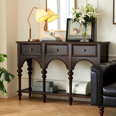 American-style minimalist storage entrance table