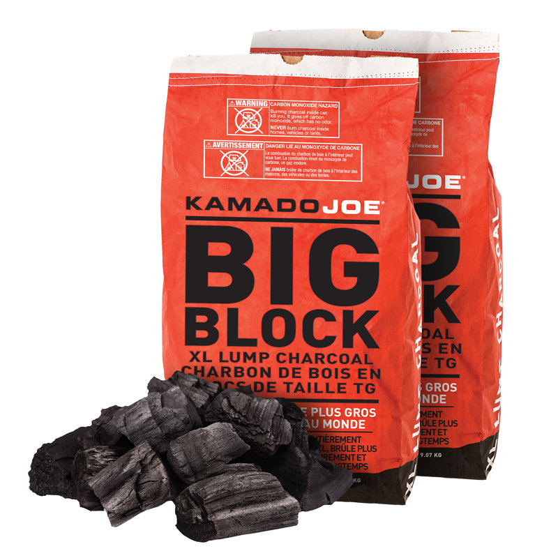 Kamado Joe Big Black XL Lump Charcoal 20 lbs. 2 Pack