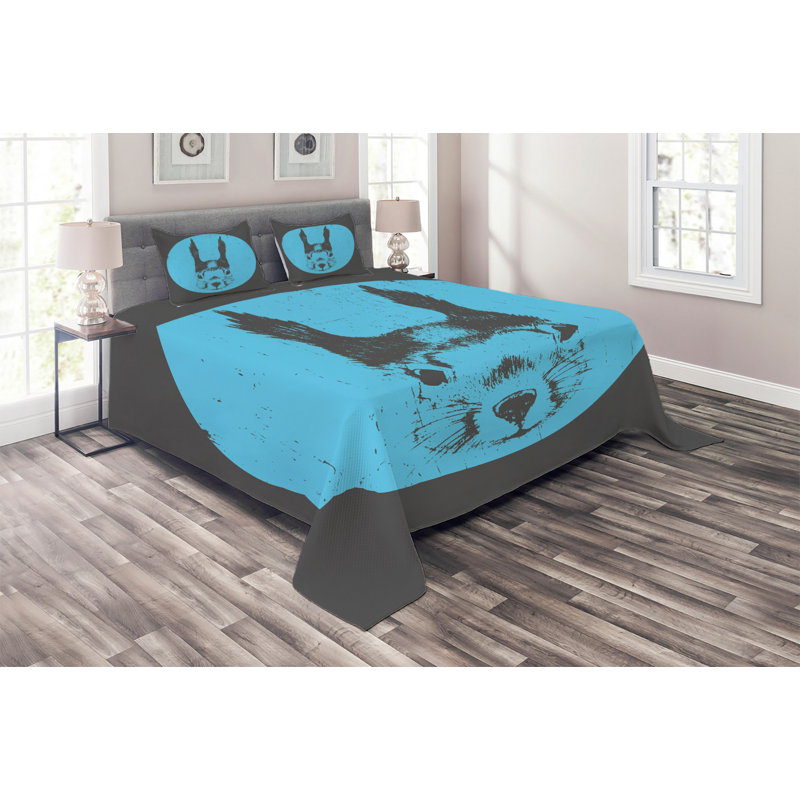 Rustic Coverlet, King Bedspread + 2 Shams
