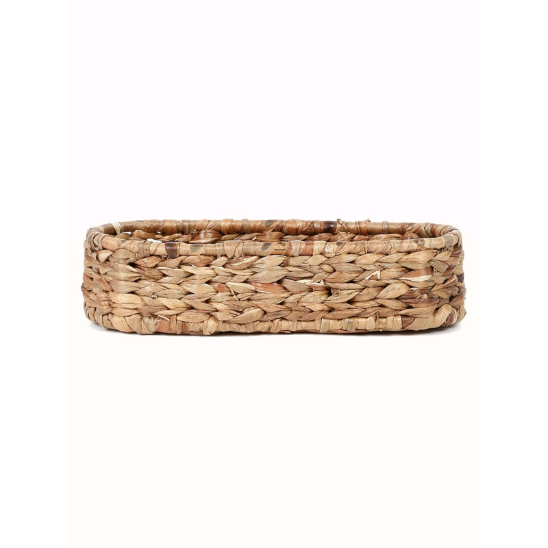 Oval Bread Basket| Natural Fibre Breakfast Basket | Stylish Tabletop Decorative Tray | Kitchen Storage Basket