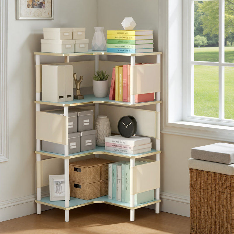 46.5cm W Bookcase, (4 Shelves) 88"H x 46.5"W x 46.5"D
