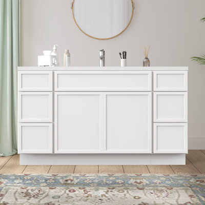 60'' Single Bathroom Vanity Base Only