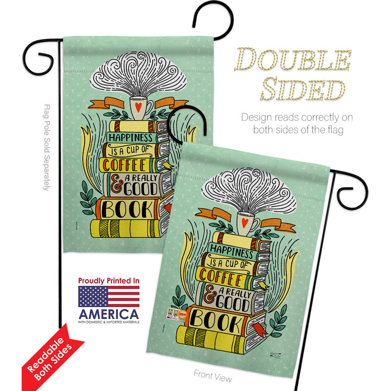 Double Sided 18.5'' H x 13'' W Polyester Garden Flag