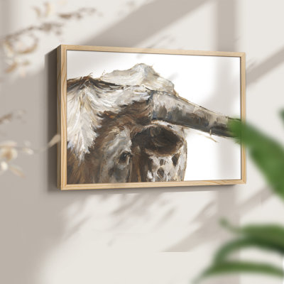 Steer Clear II -Framed Print - Restickable