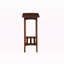 Console Monocle en brun Mid-Century moderne, H 28,82 po x l 31,08 po x P 13,77 po