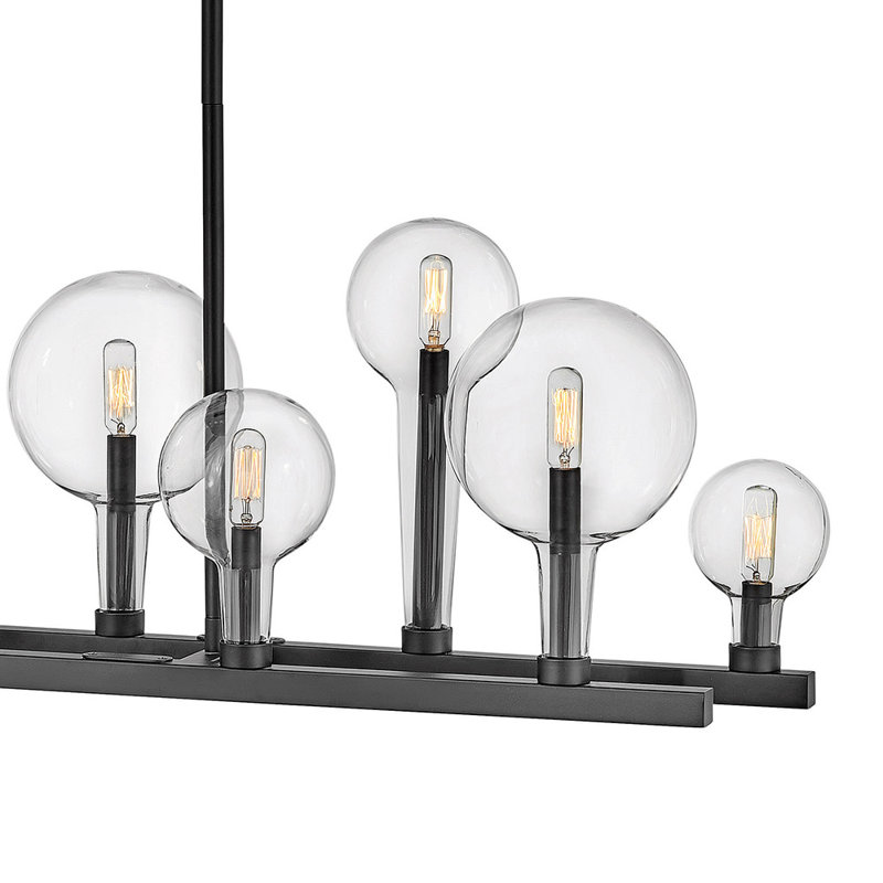 Indira 10 Light Glass Dimmable Pendant & Reviews | Joss & Main