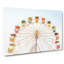 Colourful Ferris Wheel Painting - Wrapped Canvas-56657216