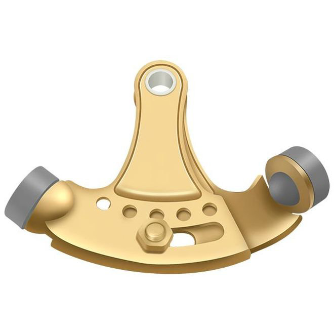 Kick Stop, PVD Polished Brass