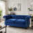 Velours bleu marine