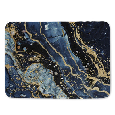 Tapis de bain en microfibre / microsuède