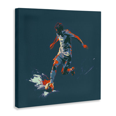 Art mural sur toile Winning Soccer
