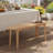 Curved Edge Solid Wood Bench – Multi-Functional for Entry, Dining Chair, or Bed End-1076358230