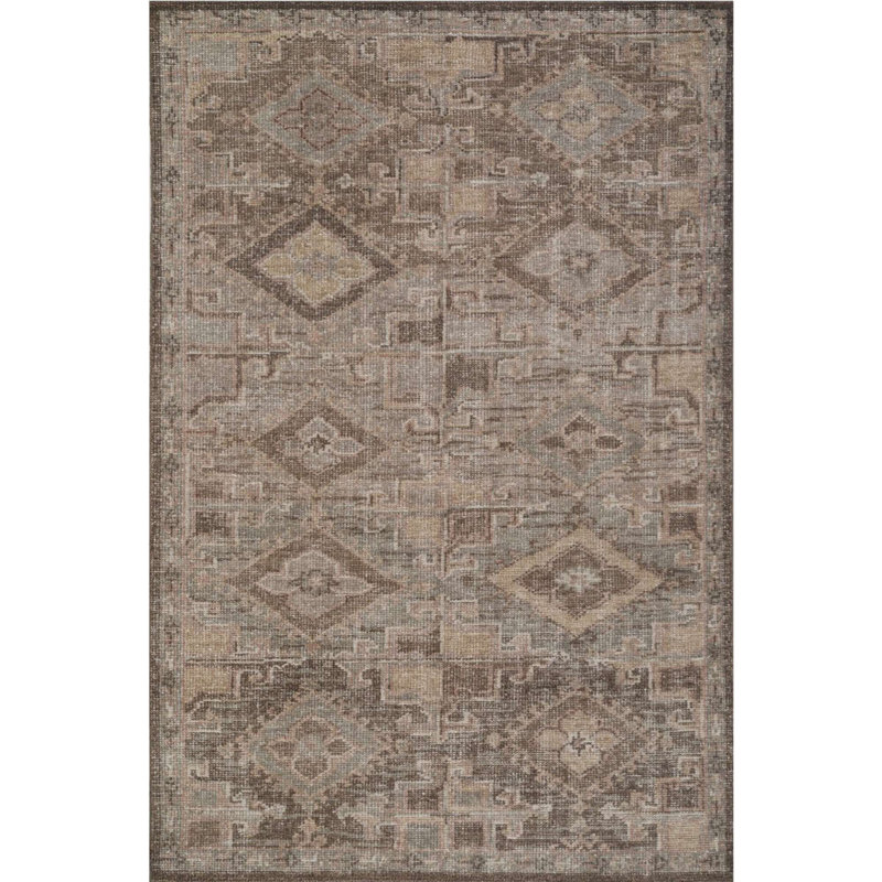 Hand Knotted Wool Zaynab Rug, Rectangle 7'9" x 9'9"