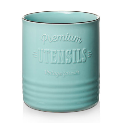 Ceramic / Porcelain Round Utensil Crock