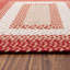 Waterbury Farmhouse Handmade Braided Red Area Rug-1973427926
