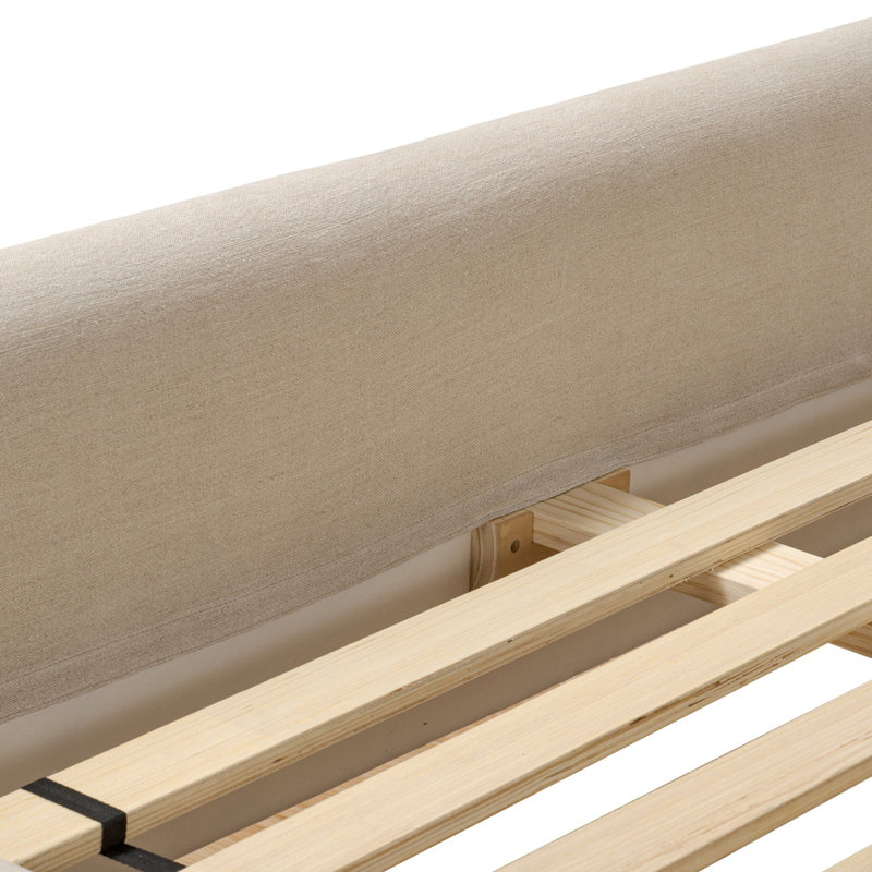 Dalia Bed, Cream, Queen
