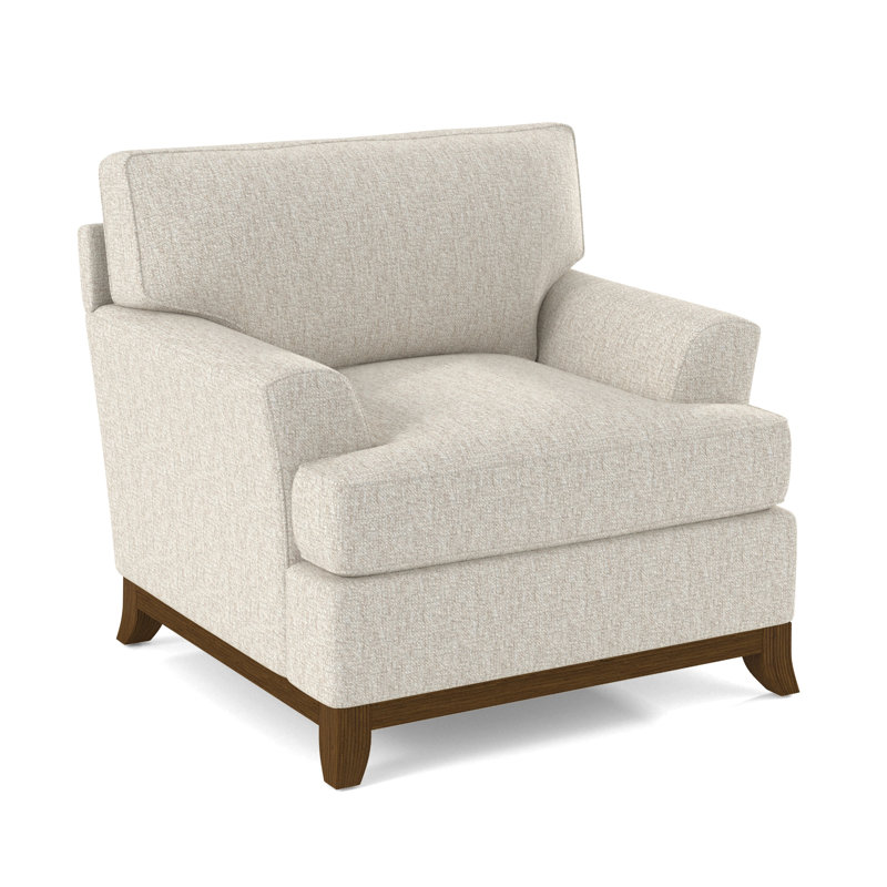 Oaks Way Armchair, Havana, Snow Crypton Performance; 0884-91