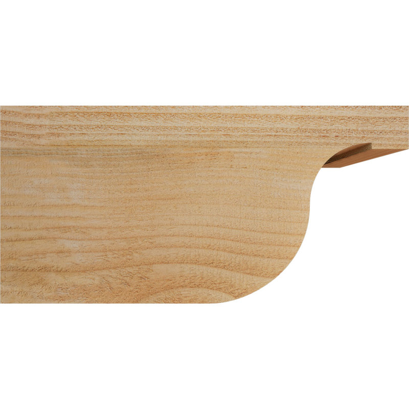 Queue de chevron Del Monte, Douglas, 8"H x 6"W x 16"L