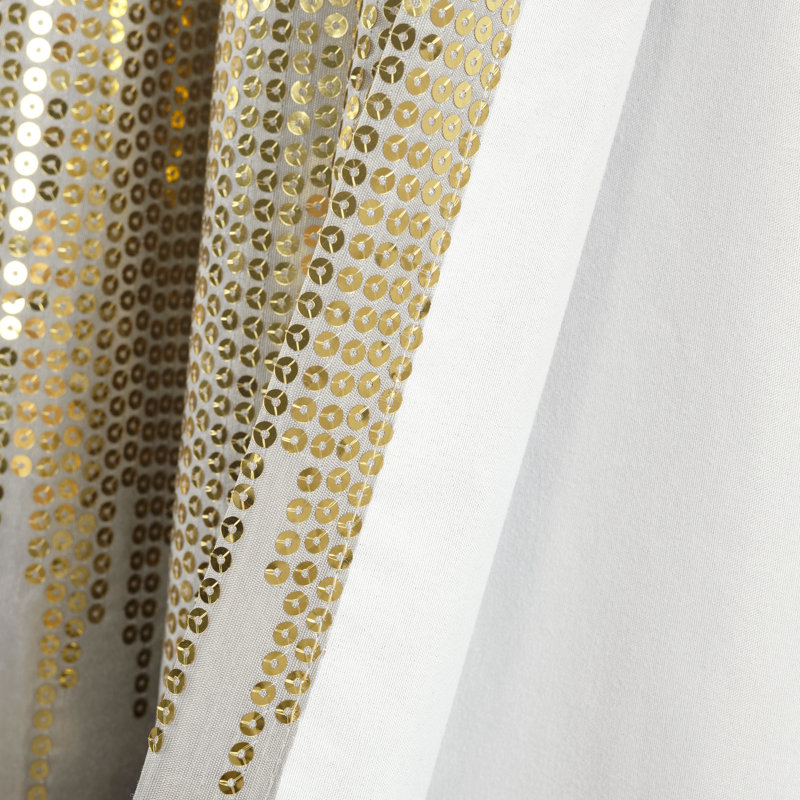 Night Sky Blackout Curtain Single Panel, Yellow