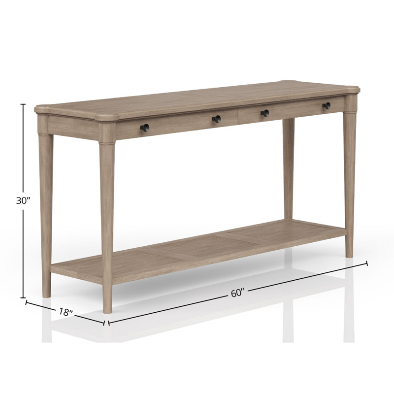 Table de canapé au fini sable