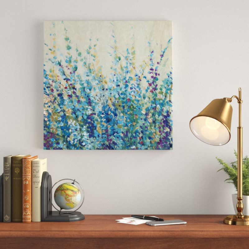 «Shades Of Blue I» par Timothy O 'Toole - reproduction sur toile, H 20 po x l 20 po, Toile tendue, Non