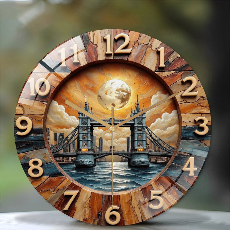 Horloge murale 12 po London
