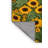 Washable Sunflower Microgreens Vegetables Area Rug-1967107626