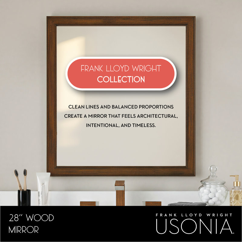 LaRay 22 Wood Mirror, 28 x .875 x 30