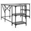Aahad L-Shaped Metal Base Writing Desk-2002573971