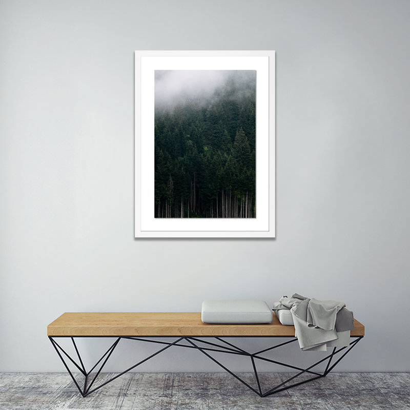 Rolling In 1 Print by Michael Schauer, 72" H x 50" W x 2.5" D, White