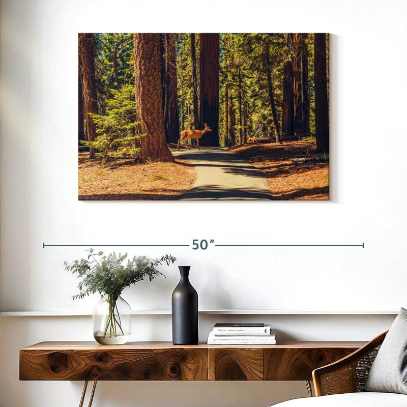 Brampt Elusive Deer, 26" H x 39" W