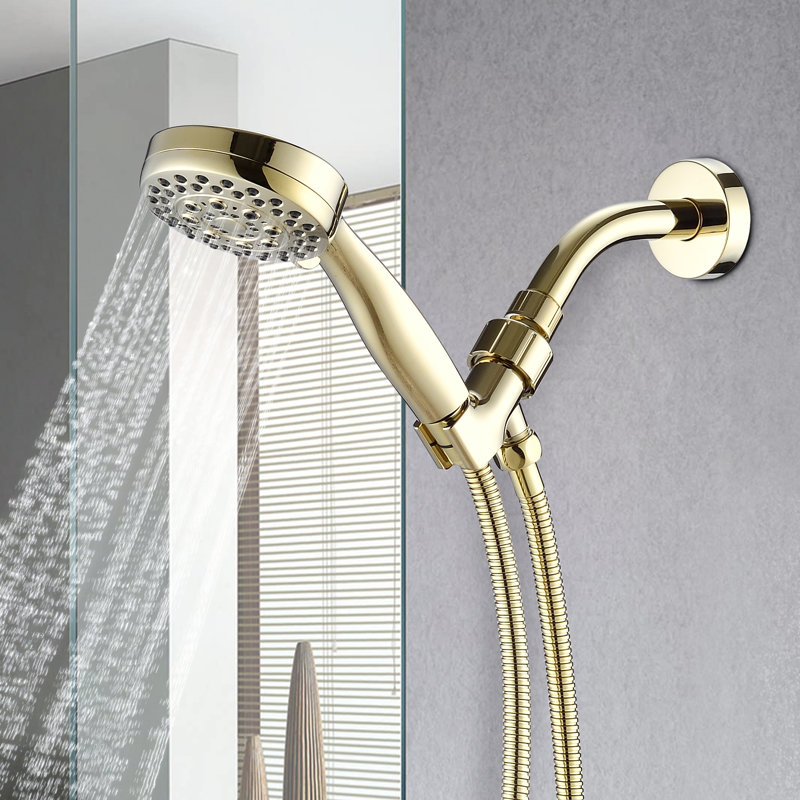 Pomme de douche à main haute pression 5 modes avec boyau