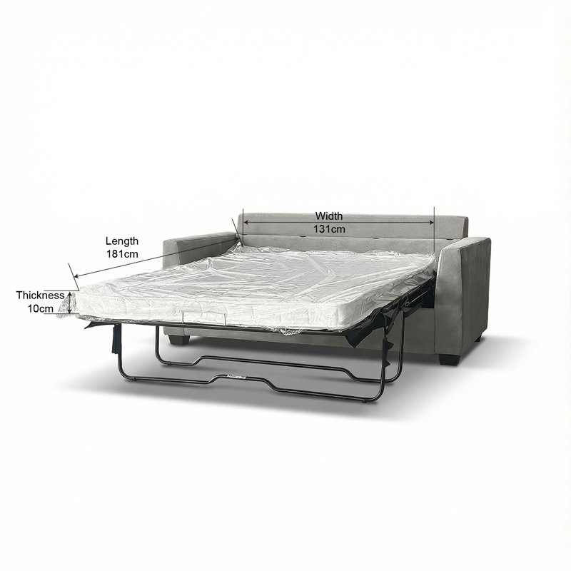 3 Seater Cotton Blend Sofa Bed