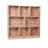 Unglazed Exterior 8-Section Bookcase Classroom Storage Locker