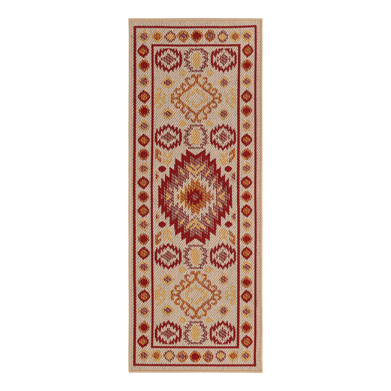Tapis intérieur / extérieur Marlenia Marlenia, Tapis de couloir 2 pi x 5 pi 1 po